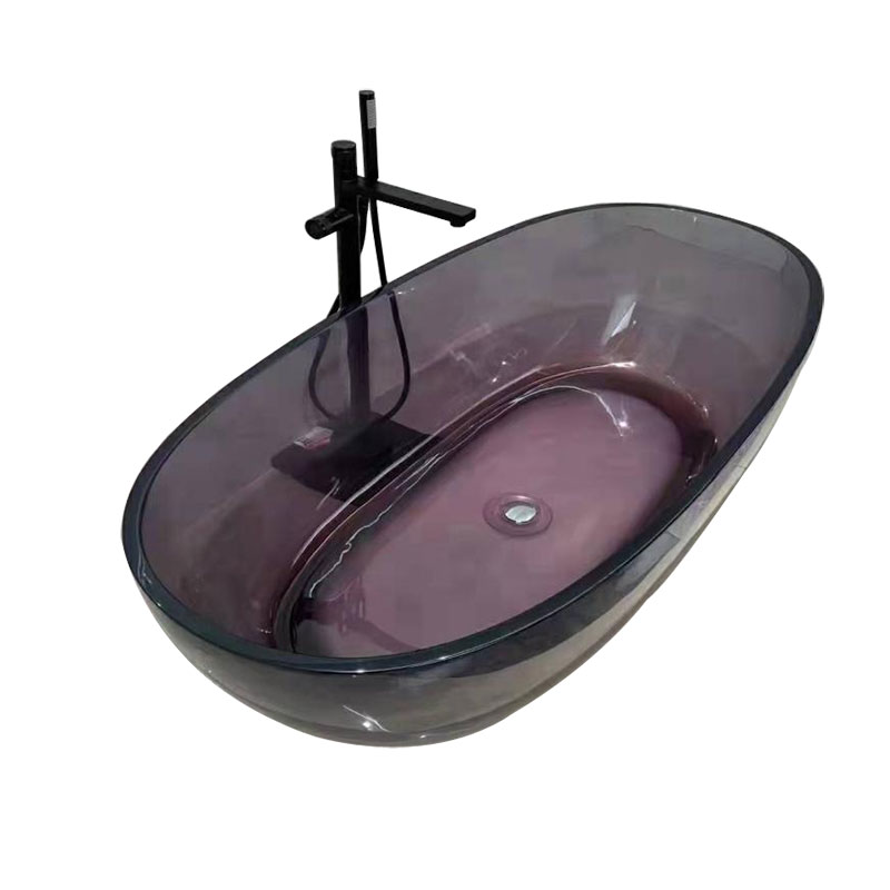 Acrylic Transparens Freestanding Bathtub