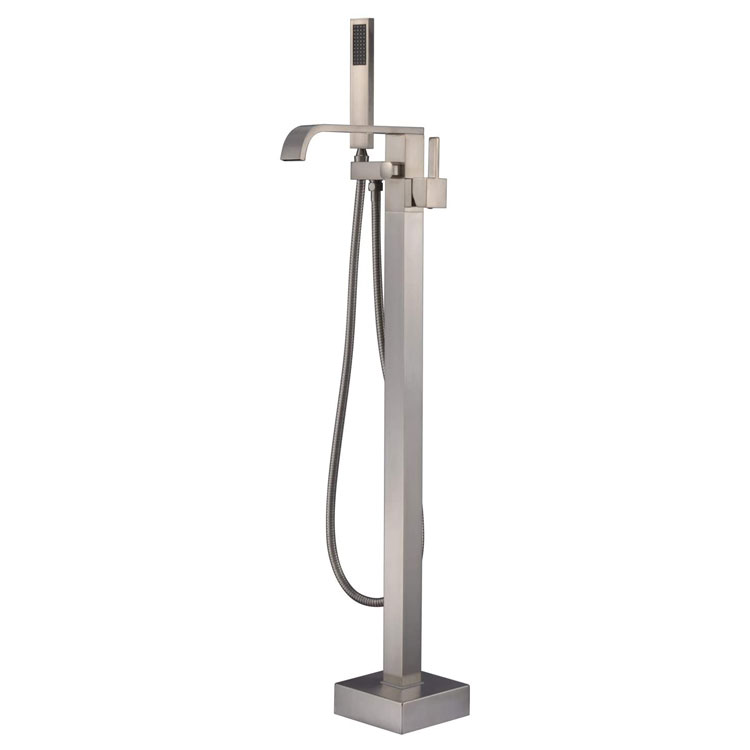 Rei Nickel Freestanding Bathtub Faucets