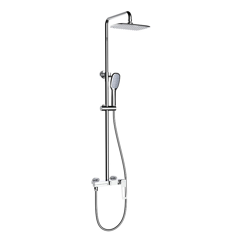 Nova Chrome Bathtub mixer calida et frigida aqua magnus imber System