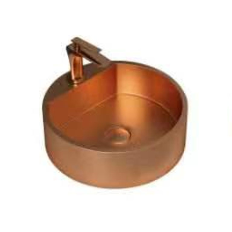 Rose Aurum Aliquam Steel CountertTop Rasin